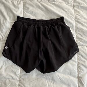 Lululemon hotty hot low rise shorts. Size 2 / Color Black.